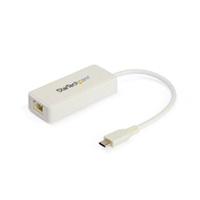 ADAPTADOR DE RED ETHERNET USB-C  CON PUERTO USB A - ADAPTADO